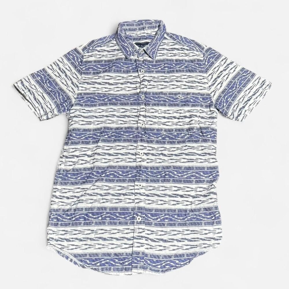 Topman blue/white Small size (width 17-1/2in, length 23-1/2in) shirt